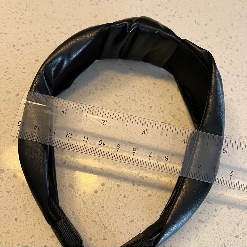 Solid Color Knot Pu‎ Hairband , Hair Accessory